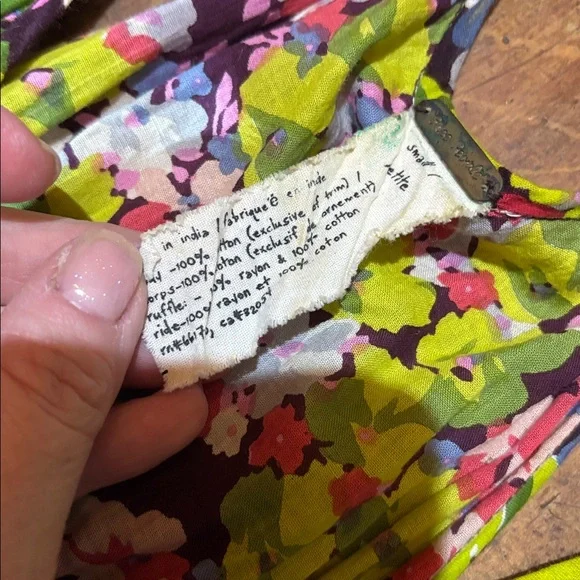 Oversized Ruffle floral slip dress Aso Selena Gomez - Picture 3 of 6